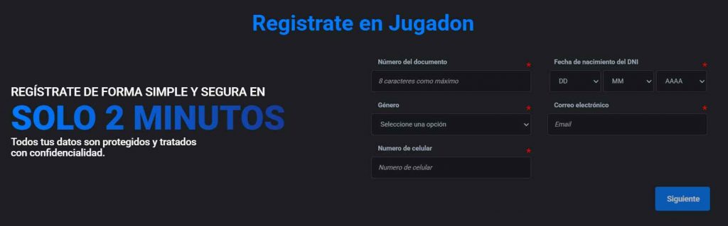 Jugadon login